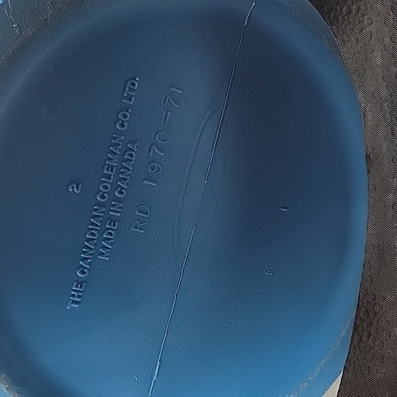 Vintage Coleman Water Jug 2 Blue Camping Picnic With handle Portable gallons rar - Picture 8 of 8